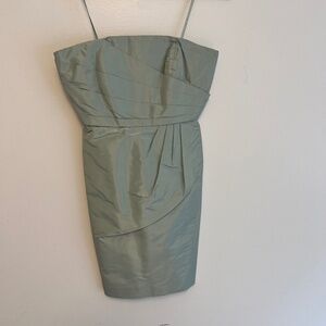 J. Crew Short Sage Strapless Dress - Size 2 Petite